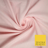 2 COLOURS- Luxury PLAIN Brushed Cotton Jersey Stretch Dress Fabric Knit Material