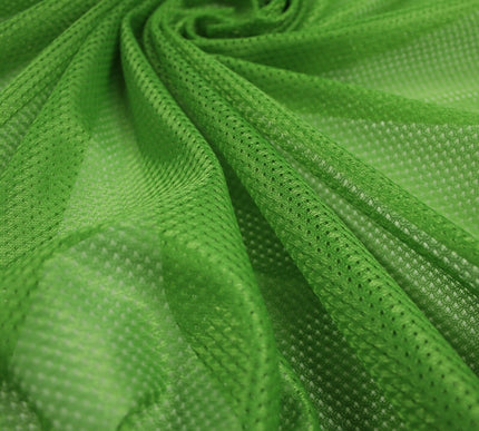 6 COLOURS - Airtex Fish Net Mesh Sports Stretch Polyester Material Lining Fabric