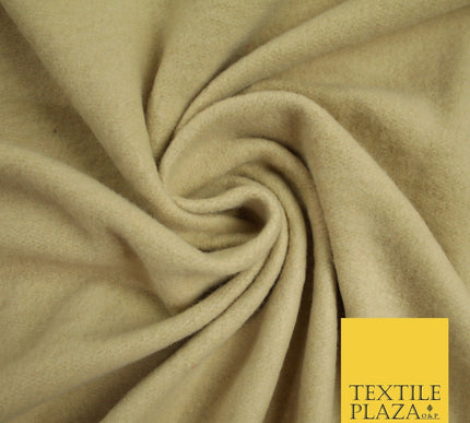 2 COLOURS- Luxury PLAIN Brushed Cotton Jersey Stretch Dress Fabric Knit Material