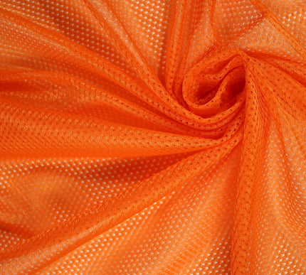 6 COLOURS - Airtex Fish Net Mesh Sports Stretch Polyester Material Lining Fabric