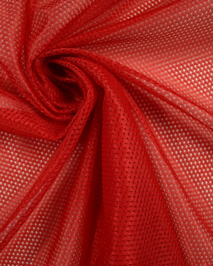 6 COLOURS - Airtex Fish Net Mesh Sports Stretch Polyester Material Lining Fabric