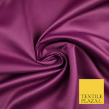 Premium Plain Smooth Matt Duchess Satin Fabric Material Bridal Wedding Dress 58"