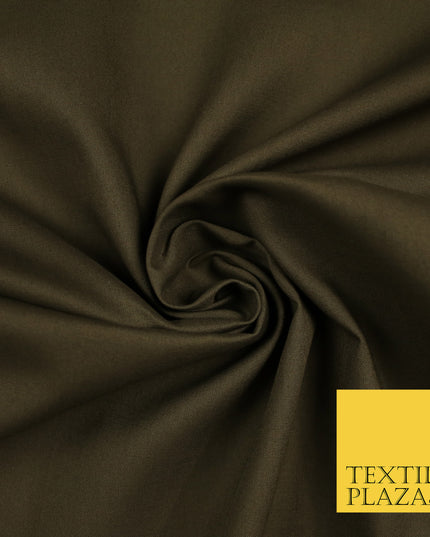 LUXURY SOFT 100% PURE COTTON SQUARE 60SQ PLAIN DYED FABRIC DRESS CRAFT MATERIAL