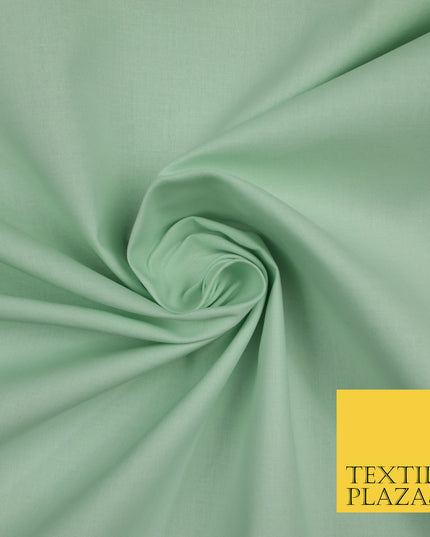 LUXURY SOFT 100% PURE COTTON SQUARE 60SQ PLAIN DYED FABRIC DRESS CRAFT MATERIAL