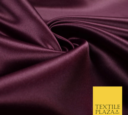 Plain Smooth Matt Dull Duchess Satin Dress Fabric Material Bridal Wedding 58"