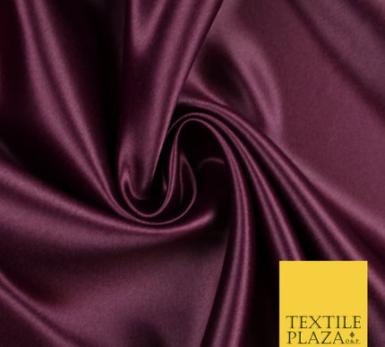 Plain Smooth Matt Dull Duchess Satin Dress Fabric Material Bridal Wedding 58"