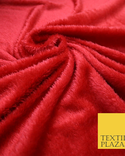 4 COLOURS Premium Super Soft Cuddle Fur Short Pile Fluffy Fabric Blanket Teddy