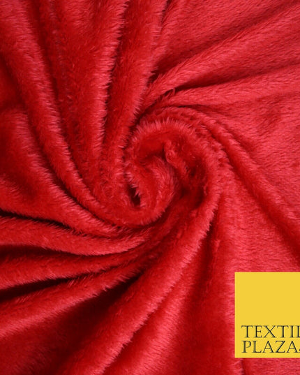 4 COLOURS Premium Super Soft Cuddle Fur Short Pile Fluffy Fabric Blanket Teddy