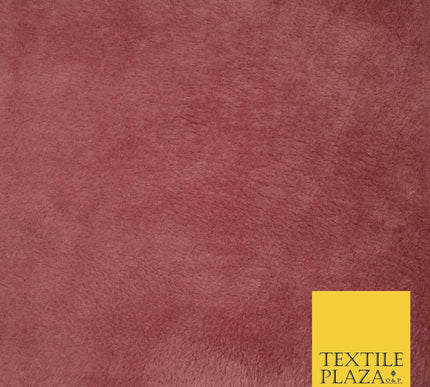 DUSTY PINK Super Soft Plain Double Face Alpine Fleece Fabric Winter 60" 6445