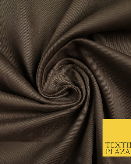 20 COLOURS - Premium Polycotton Drill Fabric Twill Uniform Workwear Dress Craft