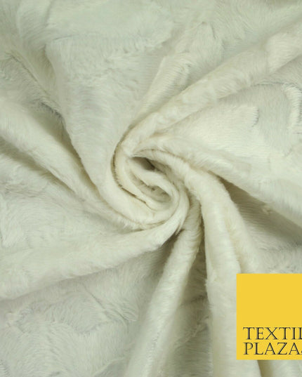 5 COLOURS - Premium Soft Pelted Velboa Short Pile Faux Fur Fabric Material 58"