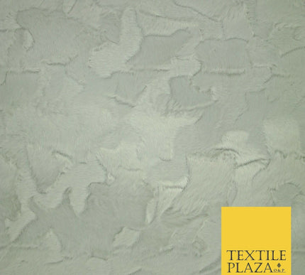 5 COLOURS - Premium Soft Pelted Velboa Short Pile Faux Fur Fabric Material 58"