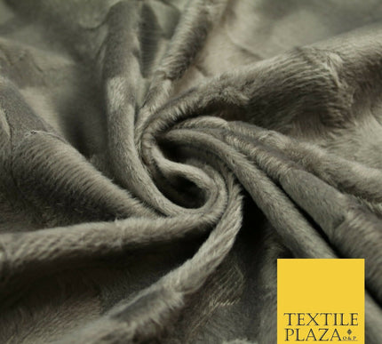 5 COLOURS - Premium Soft Pelted Velboa Short Pile Faux Fur Fabric Material 58"