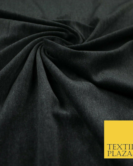 Grey / Brown Plain 100% COTTON VELVET Fabric Non Stretch Material Dress 60" Wide