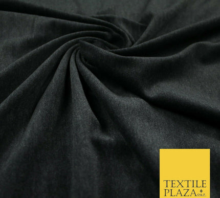 Grey / Brown Plain 100% COTTON VELVET Fabric Non Stretch Material Dress 60" Wide