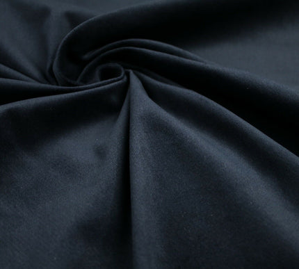 12 COLOURS -100% COTTON VELVET Stretch Plain Fabric Material Dress Craft 58"