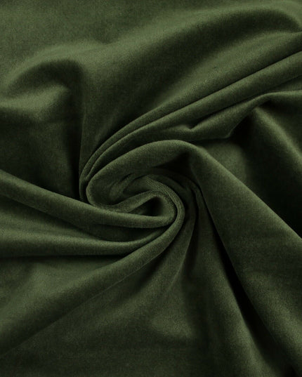 12 COLOURS -100% COTTON VELVET Stretch Plain Fabric Material Dress Craft 58"