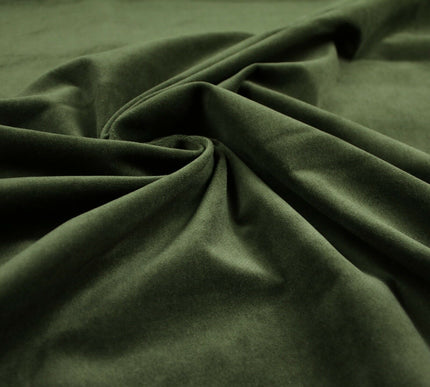 12 COLOURS -100% COTTON VELVET Stretch Plain Fabric Material Dress Craft 58"