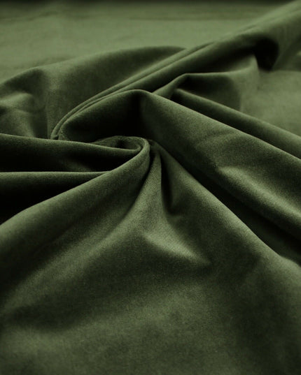 12 COLOURS -100% COTTON VELVET Stretch Plain Fabric Material Dress Craft 58"