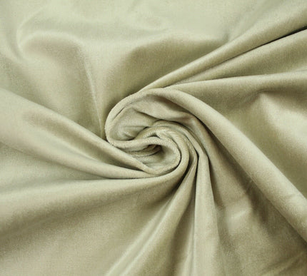 12 COLOURS -100% COTTON VELVET Stretch Plain Fabric Material Dress Craft 58"