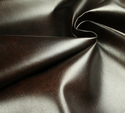 5 DESIGNS - Soft Faux Distressed Aged Leather Fabric Felt Backed Upholstery 56"