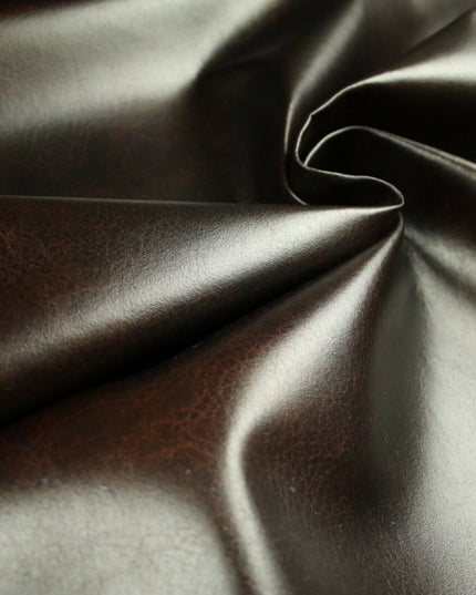 5 DESIGNS - Soft Faux Distressed Aged Leather Fabric Felt Backed Upholstery 56"