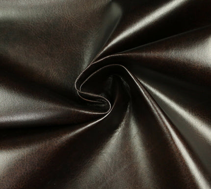 5 DESIGNS - Soft Faux Distressed Aged Leather Fabric Felt Backed Upholstery 56"