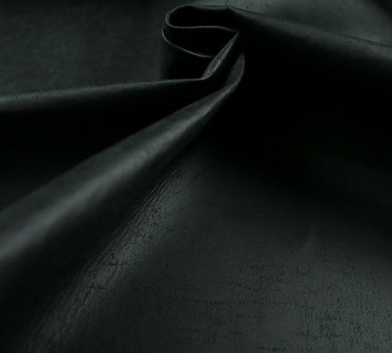 5 DESIGNS - Soft Faux Distressed Aged Leather Fabric Felt Backed Upholstery 56"