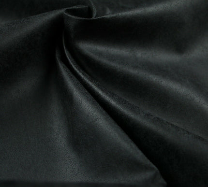 5 DESIGNS - Soft Faux Distressed Aged Leather Fabric Felt Backed Upholstery 56"