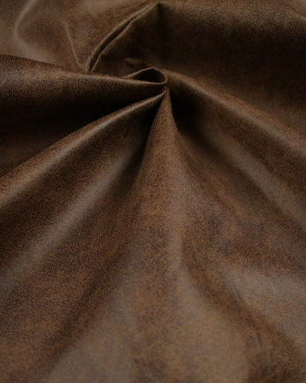 5 DESIGNS - Soft Faux Distressed Aged Leather Fabric Felt Backed Upholstery 56"