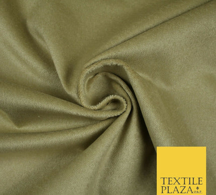 GOLD Canvas Backed 100% COTTON VELVET Fabric Heavy Non Stretch Material 56" 6544