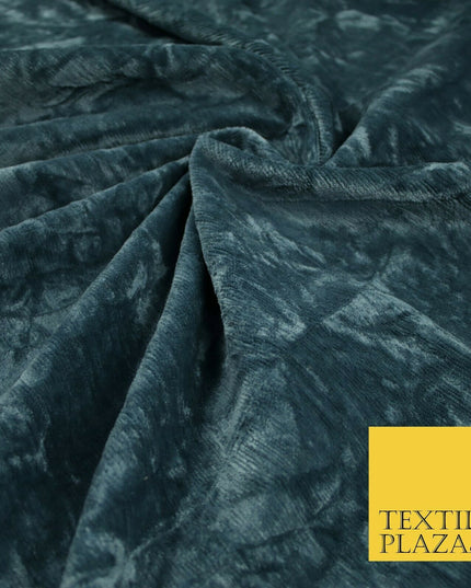 Duck Egg Crushed Chenille Cotton Velvet Fabric Upholstery Material 56" Wide 6545
