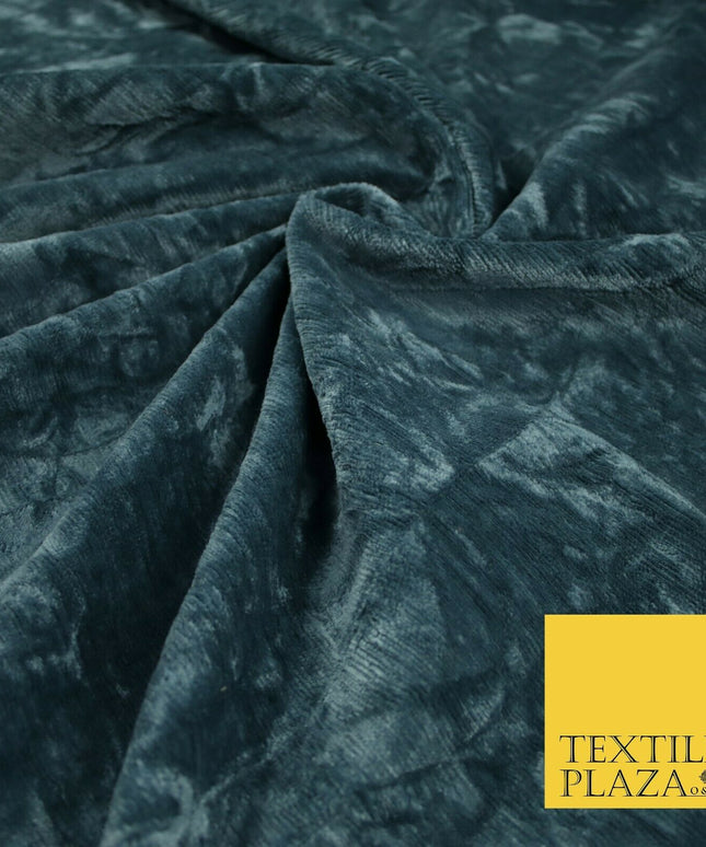Duck Egg Crushed Chenille Cotton Velvet Fabric Upholstery Material 56" Wide 6545