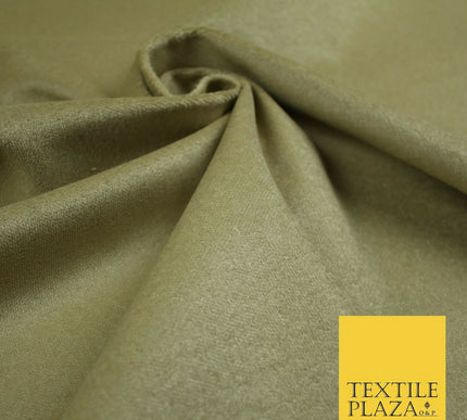 GOLD Canvas Backed 100% COTTON VELVET Fabric Heavy Non Stretch Material 56" 6544