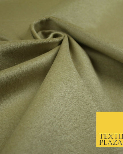 GOLD Canvas Backed 100% COTTON VELVET Fabric Heavy Non Stretch Material 56" 6544