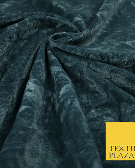 Duck Egg Crushed Chenille Cotton Velvet Fabric Upholstery Material 56" Wide 6545