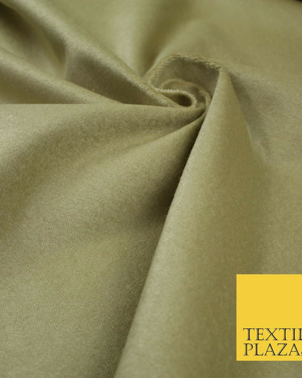 GOLD Canvas Backed 100% COTTON VELVET Fabric Heavy Non Stretch Material 56" 6544