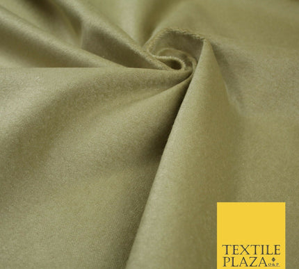 GOLD Canvas Backed 100% COTTON VELVET Fabric Heavy Non Stretch Material 56" 6544
