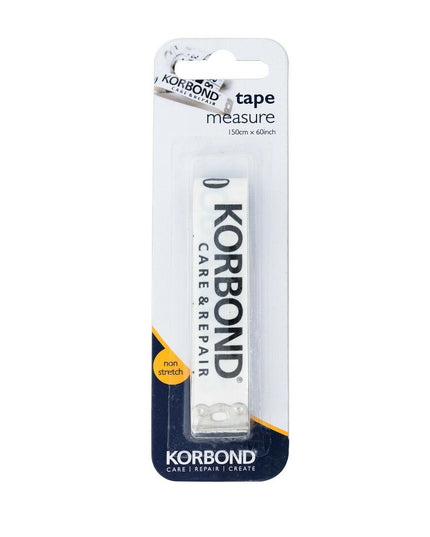 KORBOND 150cm/60" White Tape Measure Fiberglass Tailoring Dressmaking 110140