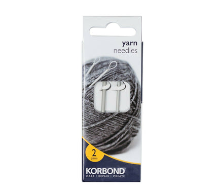 KORBOND 2 Pack Aluminium 7cm & 8cm Yarn Needles Sewing Art Craft Knitting 110228