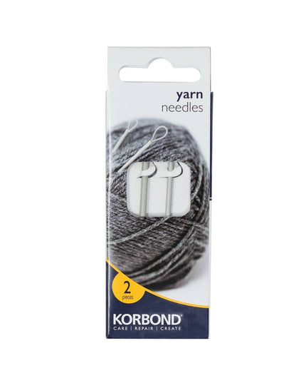 KORBOND 2 Pack Aluminium 7cm & 8cm Yarn Needles Sewing Art Craft Knitting 110228
