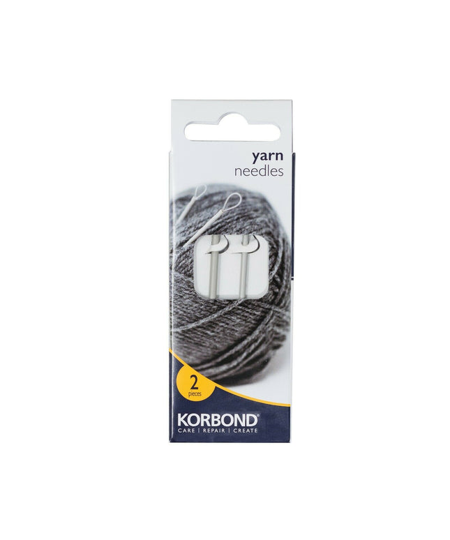 KORBOND 2 Pack Aluminium 7cm & 8cm Yarn Needles Sewing Art Craft Knitting 110228