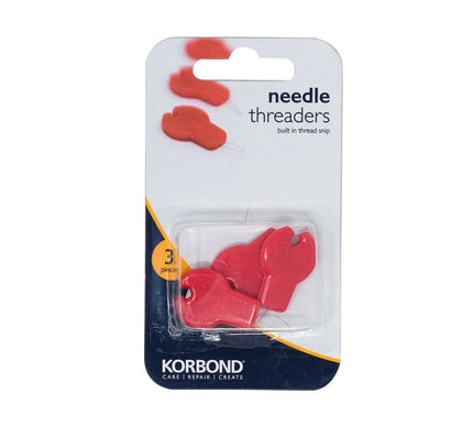 KORBOND 3 Pack Needle Threaders with Thread Snip Cutter Sewing Craft 110154
