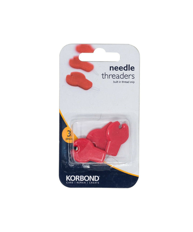 KORBOND 3 Pack Needle Threaders with Thread Snip Cutter Sewing Craft 110154