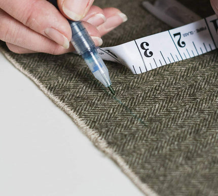 KORBOND Water Erasable Marker Pen - Blue Ink - Mess Free Fabric Marking 110149