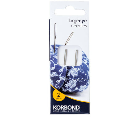 KORBOND 2 Pack Large Eye Needles Tapestry Chenille Canvas Sewing Craft 110229