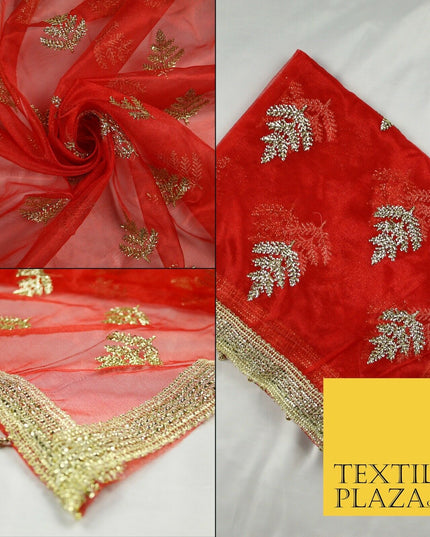 Mata Ki Chunni Embroidery Golden Border Devi Mata Pooja Chunri Puja Hindu Maiyan