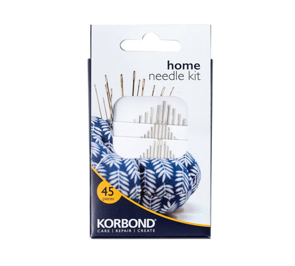 KORBOND 45 Piece Home Needle Kit Assorted Most Popular Sizes 110252