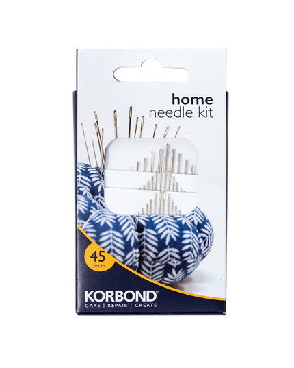 KORBOND 45 Piece Home Needle Kit Assorted Most Popular Sizes 110252