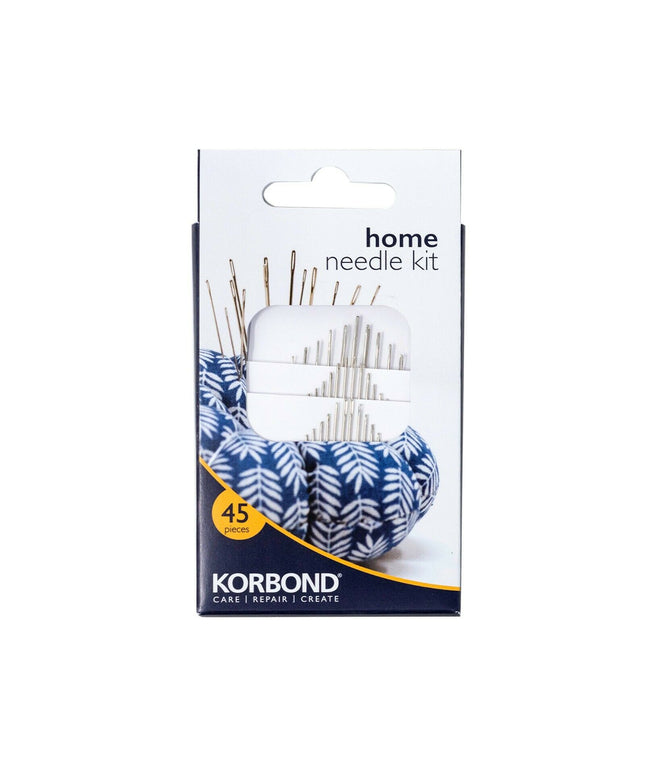 KORBOND 45 Piece Home Needle Kit Assorted Most Popular Sizes 110252